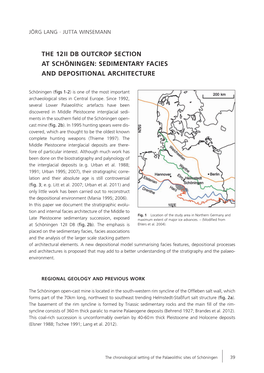 The 12Ii Db Outcrop Section at Schöningen: Sedimentary Facies and Depositional Architecture