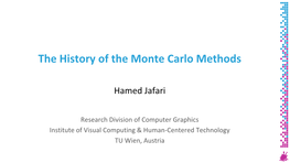 History of Monte Carlo