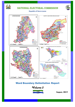 2017 Ward Description, Maps and Population
