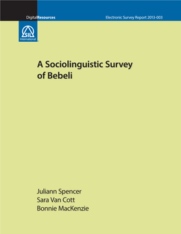 A Sociolinguistic Survey of Bebeli