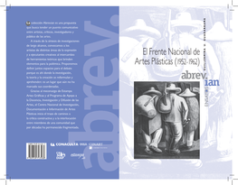 El Frente Nacional De Artes Plásticas (1952-1962)
