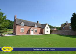 Clay House, Kenstone, Hodnet