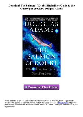 Download the Salmon of Doubt Hitchhikers Guide to the Galaxy Pdf Ebook by Douglas Adams