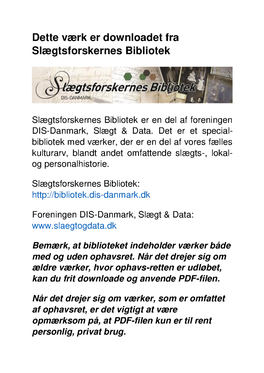 Helsingør Stifts Kirkebøger