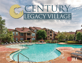 Class a • 328 Units • Luxury Community • Plano, Texas Executive Summary