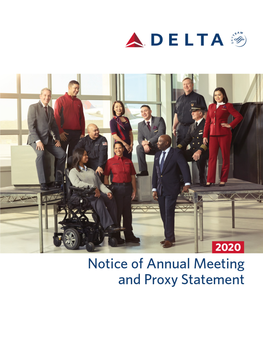 Delta 2020 Proxy Statement