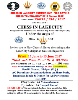 Chess in Lakecity