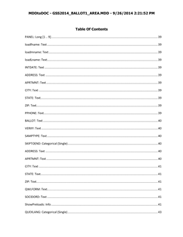 Gss2014 Ballot1 Area.Mdd - 9/26/2014 2:21:52 Pm