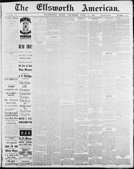 Ellsworth American : June 13, 1889