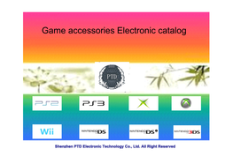 Game Accessories Electronic Catalog