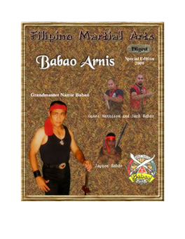 The Evolution of Babao Arnis