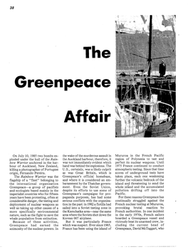 The Greenpeace Affair