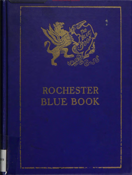 Rochester Blue Book 1926