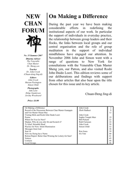 New Chan Forum No