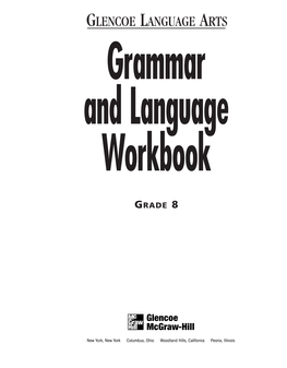 Glencoe Grammar and Language Workbook