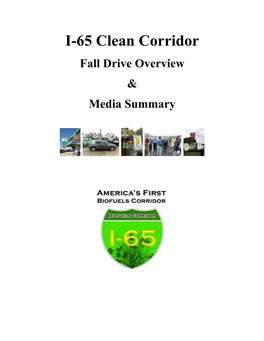 Fall Drive Overview and Media Summary