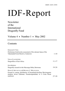 IDF-Report 4 (1): 1- 10 1