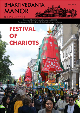 Festival of Chariots Contents London Chariot Festival