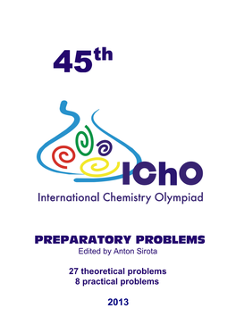 PREPARATORY PROBLEMS Icho 2013 RR