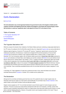 Corfu Declaration