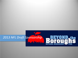 2013 NFL Draft Sponsorship