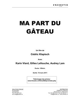 Ma Part Du Gâteau