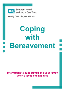 Coping with Bereavement