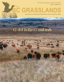 Bc Grasslands Magazine of the Grasslands Conservation Council of British Columbia