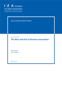 The Rise and Fall of German Innovation