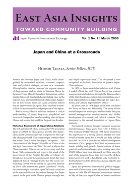 East Asia Insights Toward Community Building