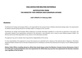 Visa Free List for Maltese Passport