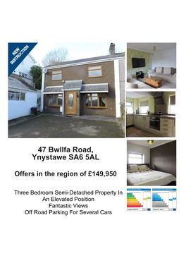 47 Bwllfa Road, Ynystawe SA6 5AL