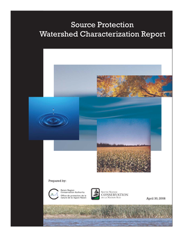 Watershed Characterization Report