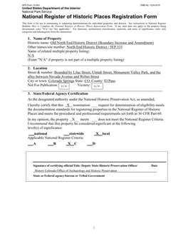 National Register of Historic Places Registration Form