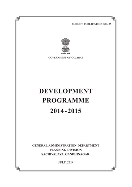 Development Programme 2014-2015