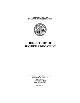 Directory of Higher Education