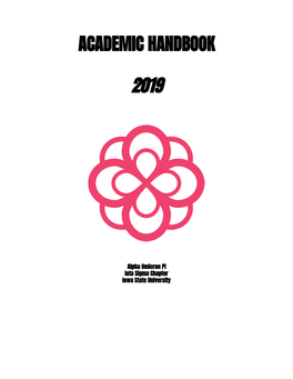 Download Academic Handbook 2019.Pdf