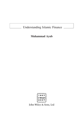 Understanding Islamic Finance