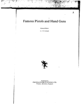 Famous Pistols and Hand Guns
