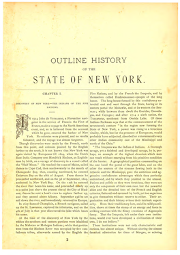 Outline History of the State of New York