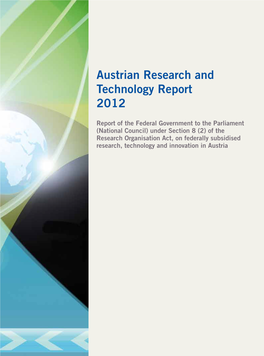 Austrian Research and Technology Report 2012