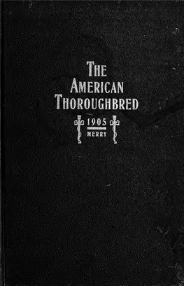 The American Thoroughbred