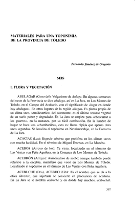 Descargar PDF “Materiales Para Una Toponimia De La Provincia De Toledo