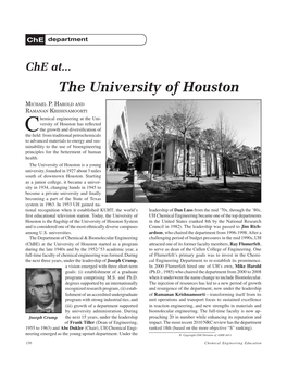 The University of Houston