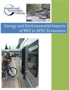 Energy and Environmental Impacts of BRT in APEC Economies