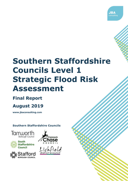 Southern Staffordshire Councils Level 1 Strategic Flood Risk Assessment Final Report August 2019