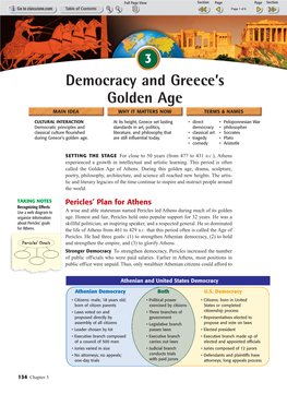 Democracy and Greece's Golden