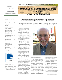 Remembering Richard Stephenson