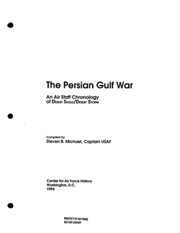 The Persiqn Gulf Wqr