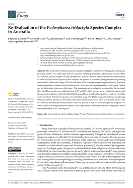 Re-Evaluation of the Podosphaera Tridactyla Species Complex in Australia